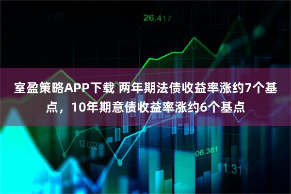 室盈策略APP下载 两年期法债收益率涨约7个基点，10年期意债收益率涨约6个基点